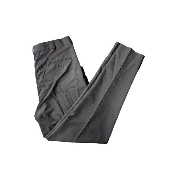 Stafford Essentials Mens Gray Classic Fit Straight Leg Dress Pants Size 32X32 - Picture 1 of 5